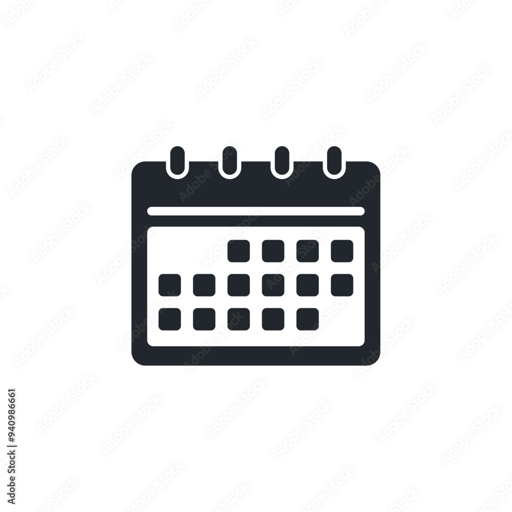 Calendar icon symbol template for graphic and web design collection logo vector illustration Calendar icon symbol template for graphic and web design collection logo vector illustration
