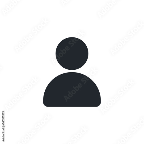 Profile icon. User symbol template for graphic and web design collection logo vector illustration