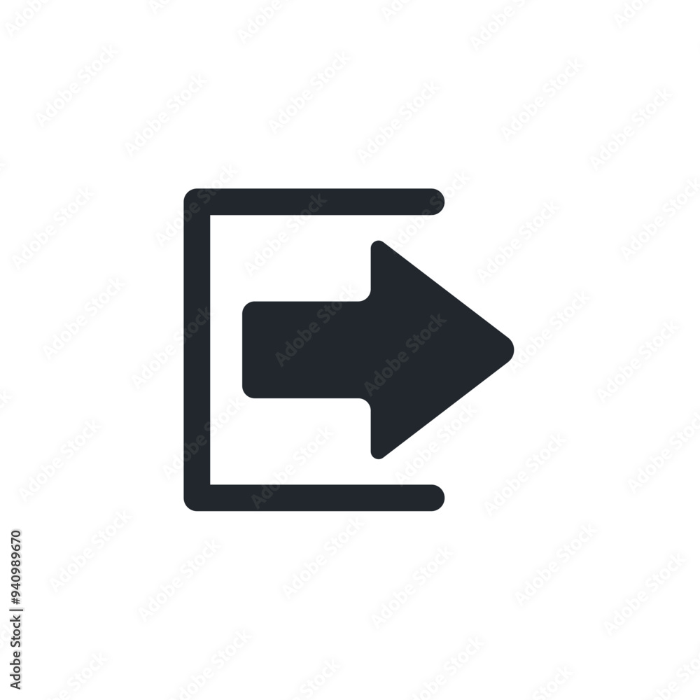 Logout icon symbol template for graphic and web design collection logo vector illustration Logout icon symbol template for graphic and web design collection logo vector illustration