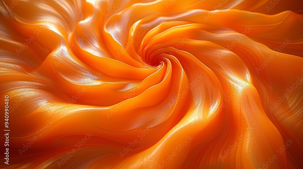 orange spiral pattern that forms optical illusion, drawing viewers into its center. Design is perfect for adding touch of modern sophistication to digital designs, wallpapers. orange spiral pattern that forms optical illusion, drawing viewers into its center. Design is perfect for adding touch of modern sophistication to digital designs, wallpapers.