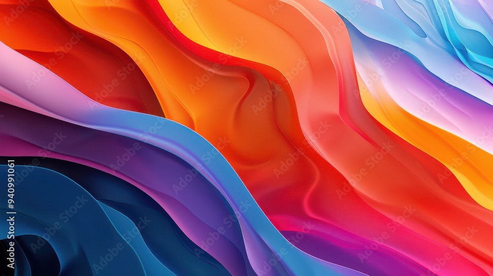 3d rendered abstract iridescent wavy background for design, covers, advertising, templates, banners and posters 3d rendered abstract iridescent wavy background for design, covers, advertising, templates, banners and posters