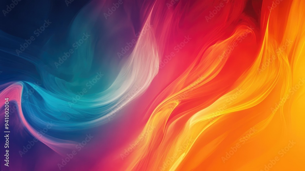 Abstract swirls of colors in dynamic motion Abstract swirls of colors in dynamic motion
