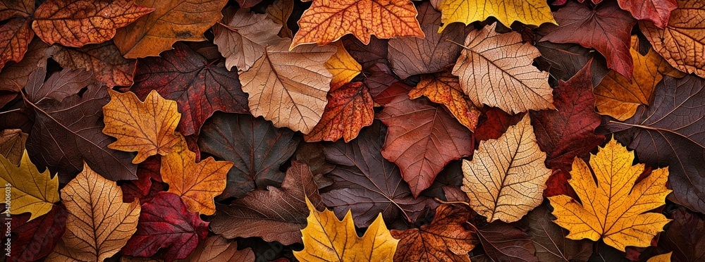 Autumn Leaves in Vibrant Colors Generative AI Autumn Leaves in Vibrant Colors Generative AI