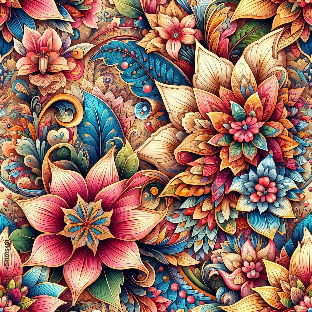 paterne de fleur design paterne de fleur design