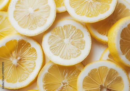 Freshly Sliced Lemons