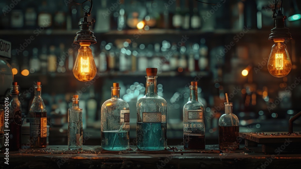 A Deranged Scientist's Lab with Eerie Experiments A Deranged Scientist's Lab with Eerie Experiments