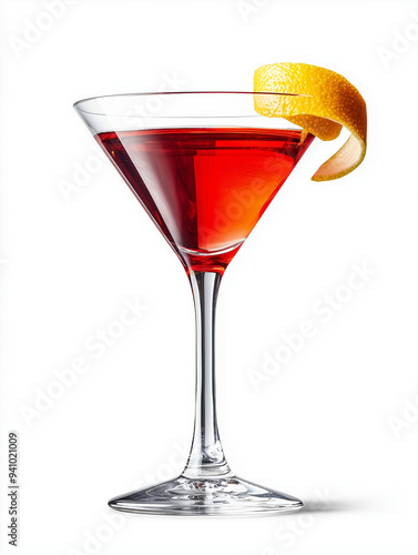 A bright red cosmopolitan i...