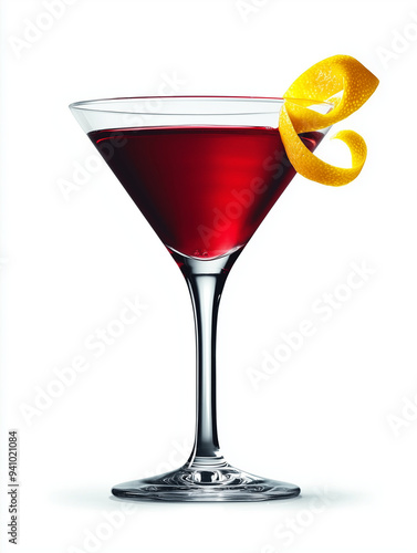 A bright red cosmopolitan i...