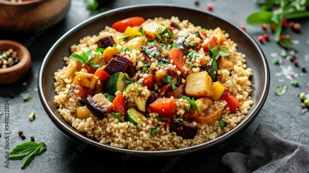 Saucy veg. couscous Saucy veg. couscous