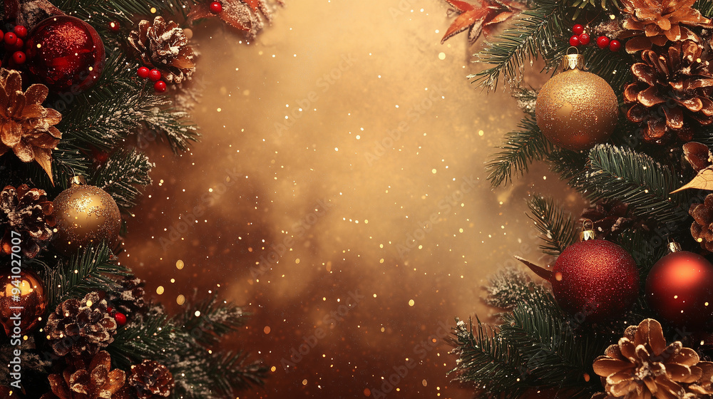 Festive Christmas Background.Space for text. Festive Christmas Background.Space for text.