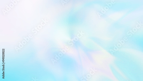 A holographic rainbow unicorn pastel purple pink teal blue colors blurred abstract background. Smooth Gradient illustration Dreamy Background
