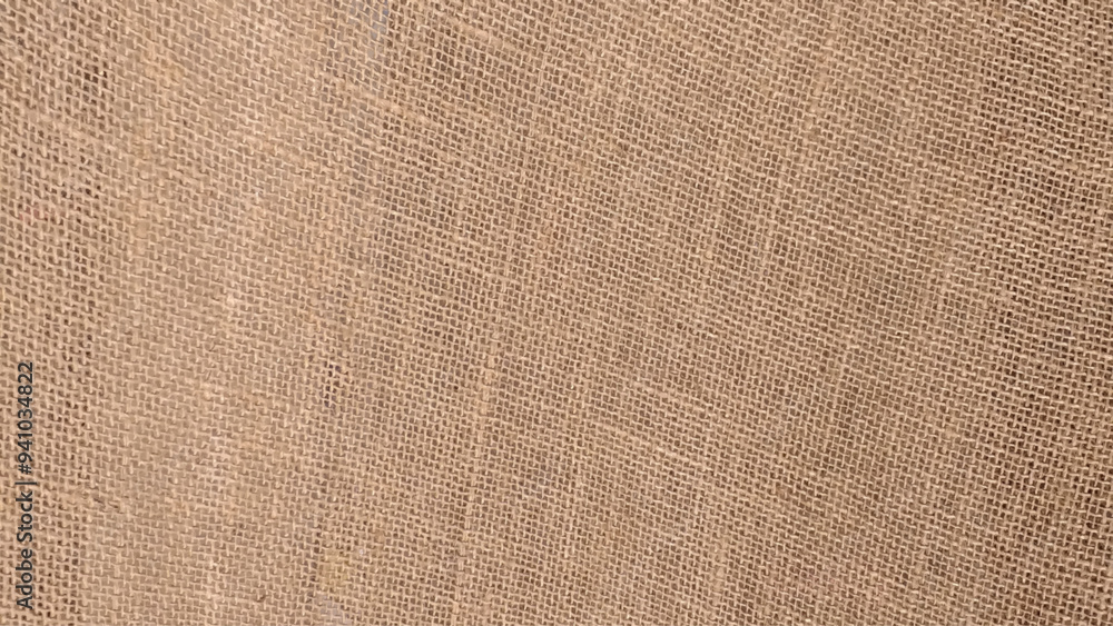 Jute pattern, rough burlap texture, canvas coarse cloth, brown woven rustic bagging. Natural hessian beige textile texture. Linen fabric backdrop. Vector illustration. Jute pattern, rough burlap texture, canvas coarse cloth, brown woven rustic bagging. Natural hessian beige textile texture. Linen fabric backdrop. Vector illustration.