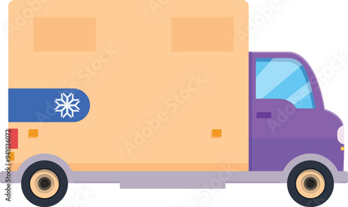 Refrigerated truck ensuring the safe transportation of temperature sensitive products
