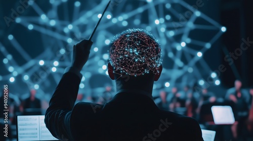 Conductor with Neural Network Brain Leads Orchestra