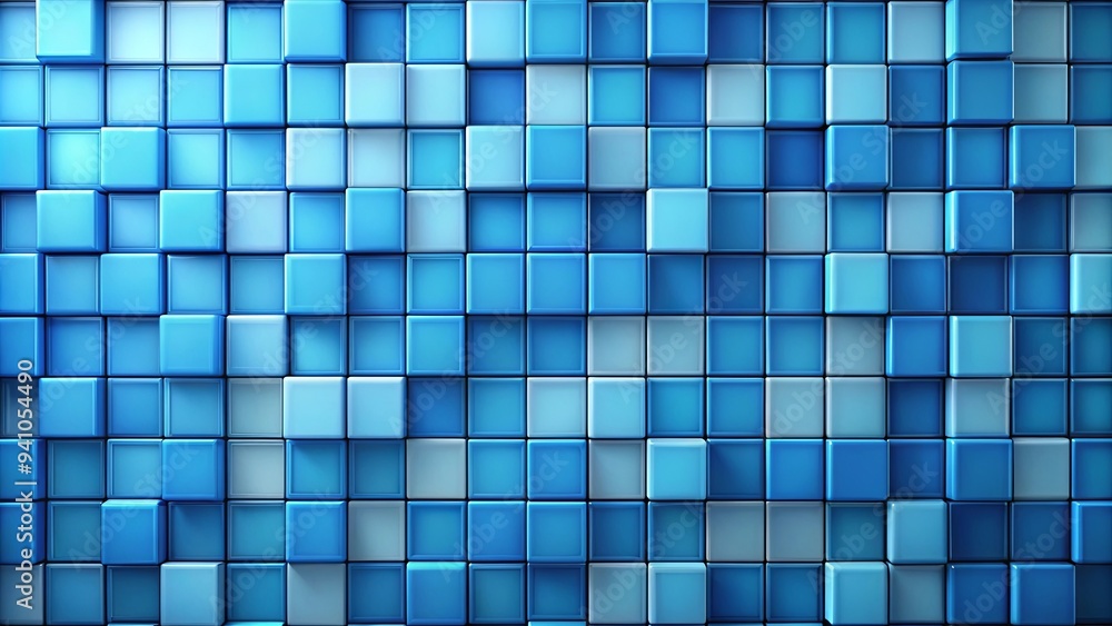 Abstract blue squares technology pattern Abstract blue squares technology pattern