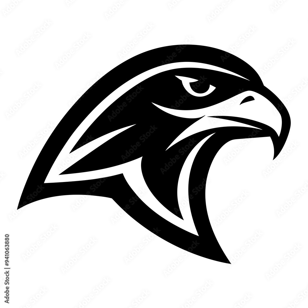 Naklejka premium eagle head icon
