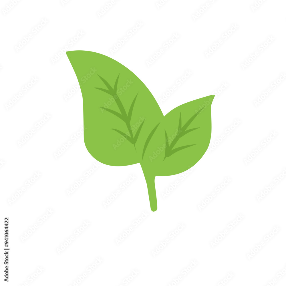 green tea leaf vector icon green tea leaf vector icon