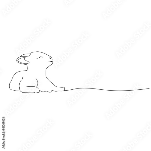 lamb line art.eps