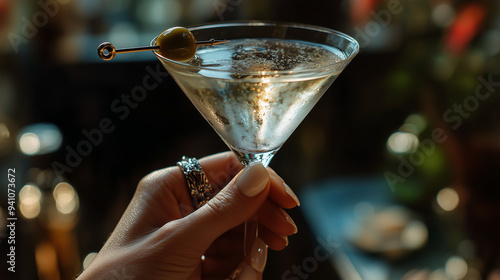 A stylish hand in a cocktai...