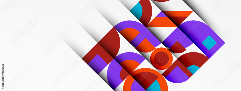 Modern geometrical abstract background - circles. Business or technology presentation design Modern geometrical abstract background - circles. Business or technology presentation design