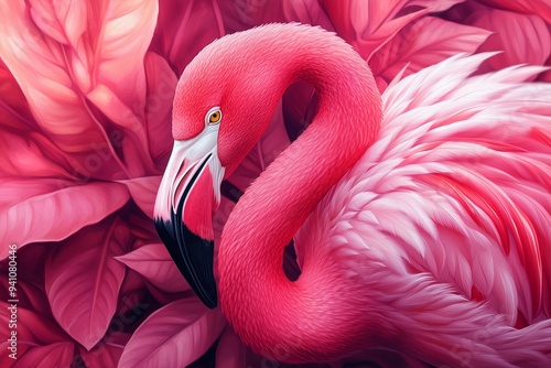 pattern flamingo background
