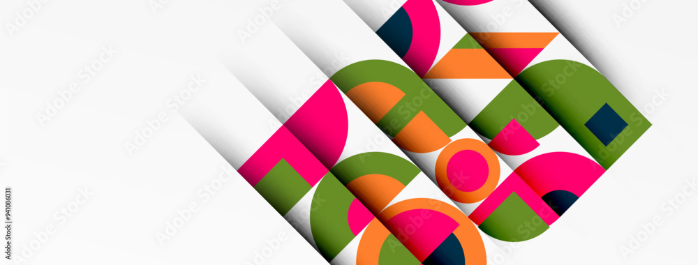 Modern geometrical abstract background - circles. Business or technology presentation design Modern geometrical abstract background - circles. Business or technology presentation design