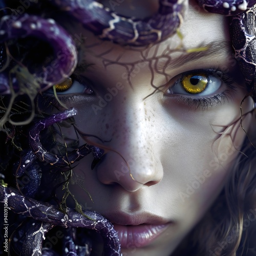 Medusa gorgon created with AI