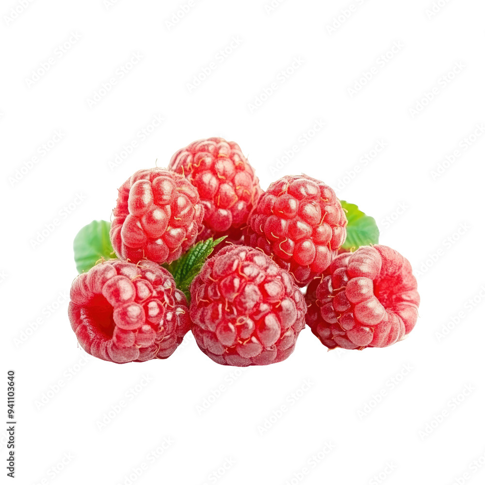 Fresh Ripe Raspberries with Fresh Ripe Raspberries with