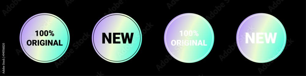 Sticker hologram emblem holographic label. Sticker hologram emblem holographic label.