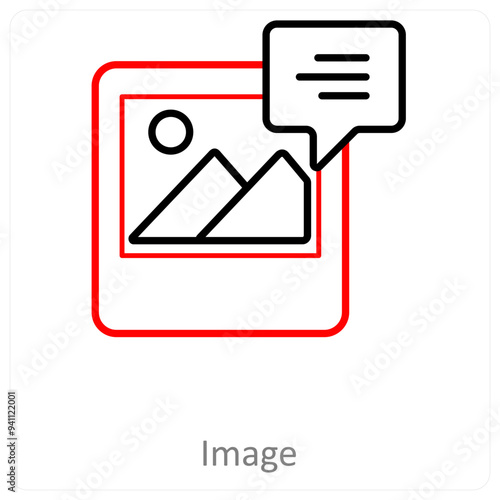 image and picture icon concept