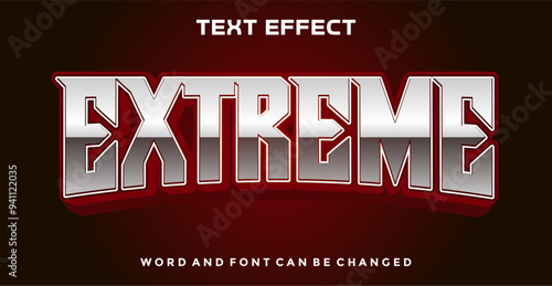 Extreme editable text effect