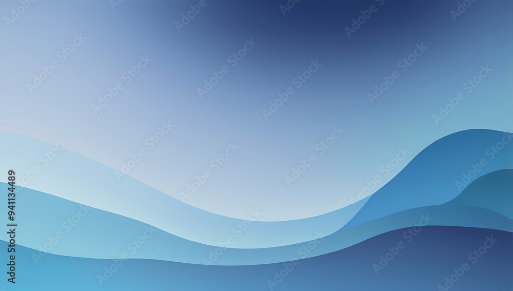Naklejka premium blue gradient texture abstract background room for copy