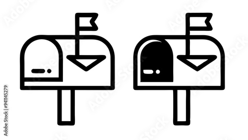 Mailbox Icon Set