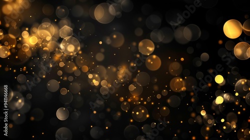 black bokeh backround 
