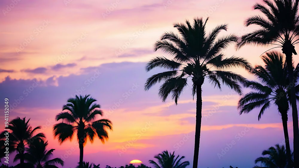 palm silhouette at sunset palm silhouette at sunset