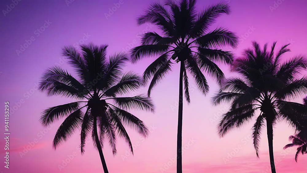 palm silhouette at sunset palm silhouette at sunset