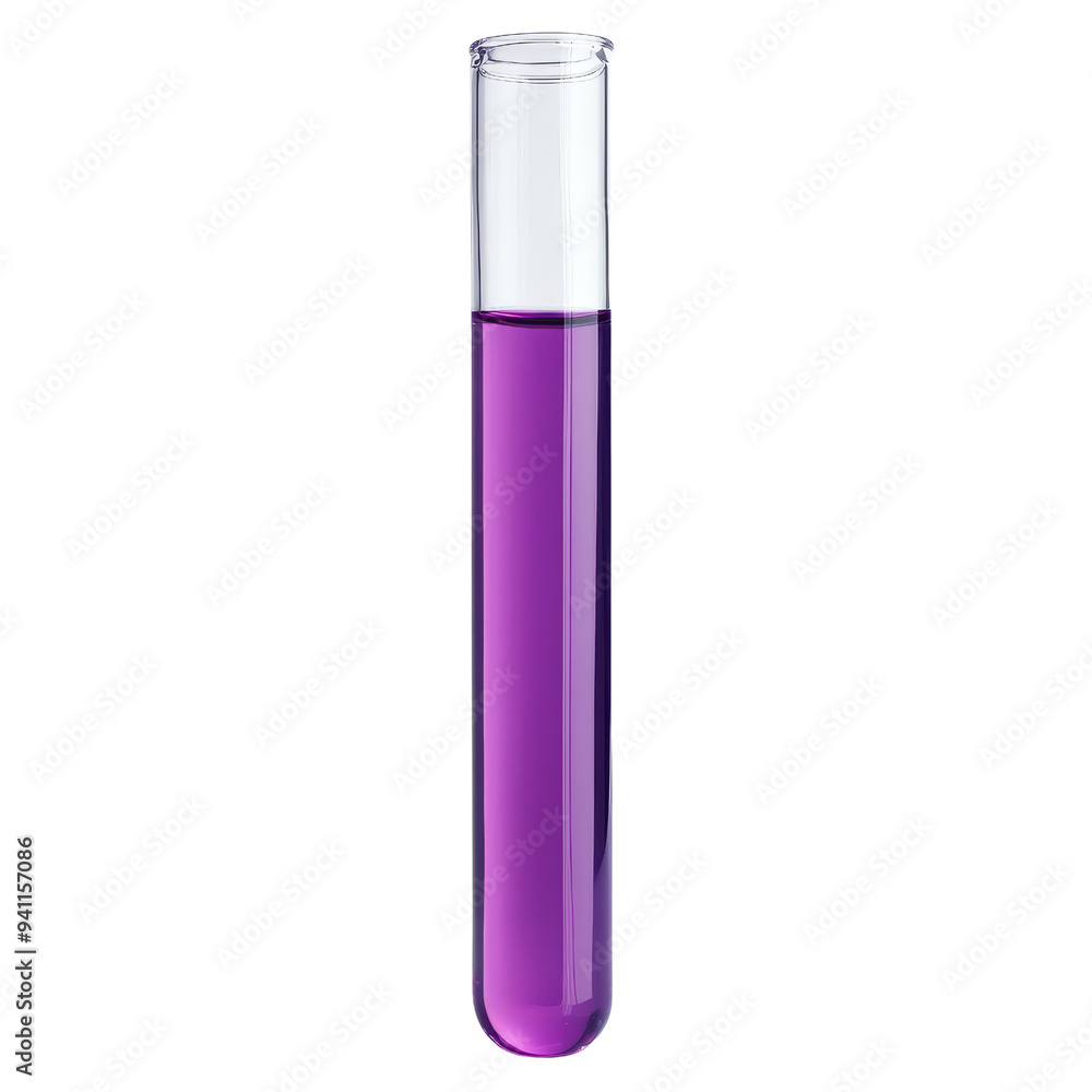 Close-up of a test tube filled with purple liquid, isolated on transparent background. Perfect for scientific, educational, or laboratory-themed projects. Close-up of a test tube filled with purple liquid, isolated on transparent background. Perfect for scientific, educational, or laboratory-themed projects.