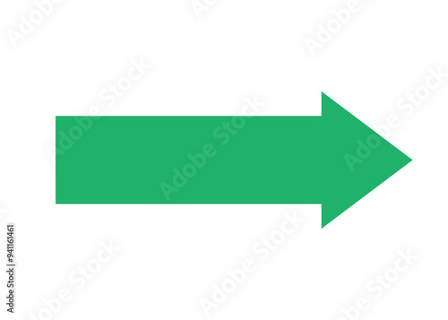 green arrow business graph going forward right represent advance progress