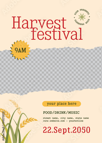 Harvest Festival Flyer