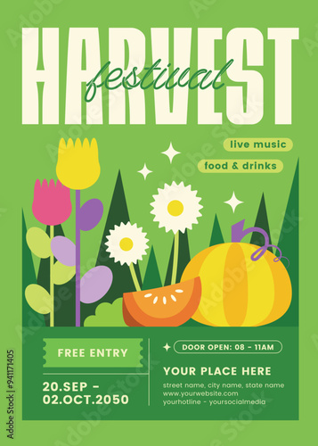 Harvest Festival Flyer