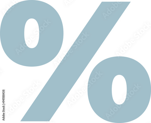 A percentage symbol representing interest rates or financial concepts.