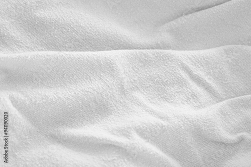 Wallpaper Mural Old white cotton clothes fabric texture background.  Torontodigital.ca