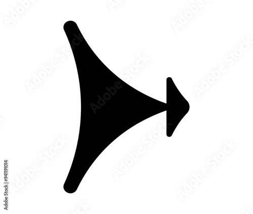 Arrow icon. Vector double black right arrow icon.