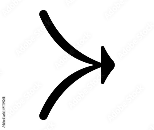 Arrow icon. Vector double black right arrow icon.