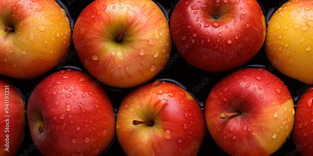 Background texture apples fruit top view scene surface pattern Background texture apples fruit top view scene surface pattern