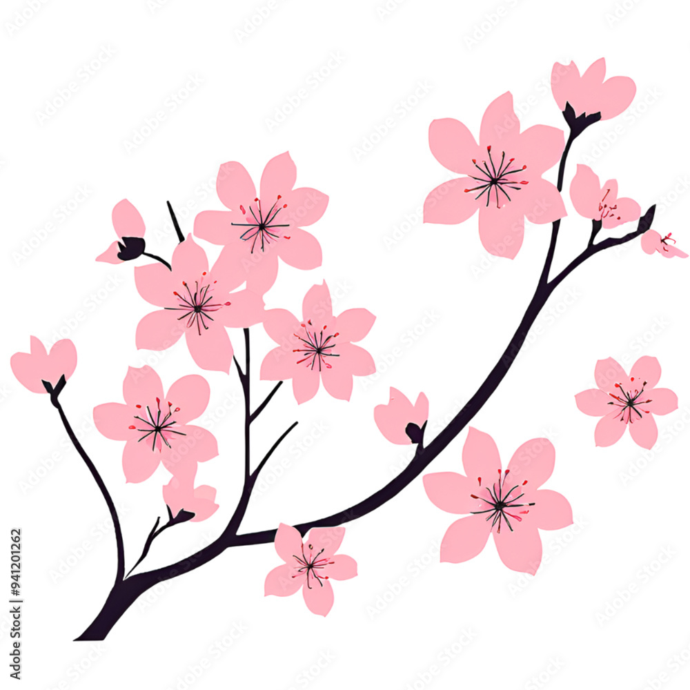 満開な桜のイラスト 満開な桜のイラスト