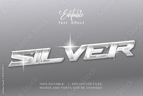Editable Modern 3D Text Effect Template for Banner, Sale, and Event Promotion Design