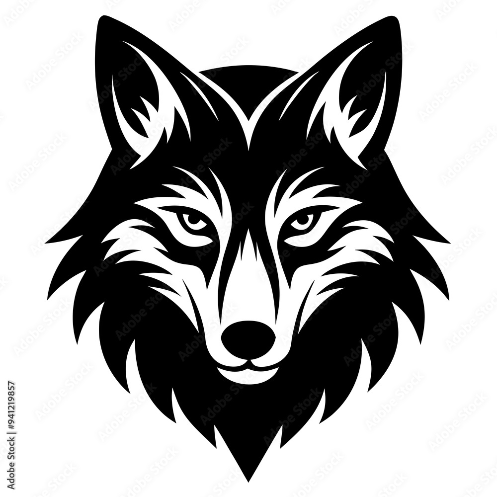 Wolf head vector illustration Wolf head vector illustration