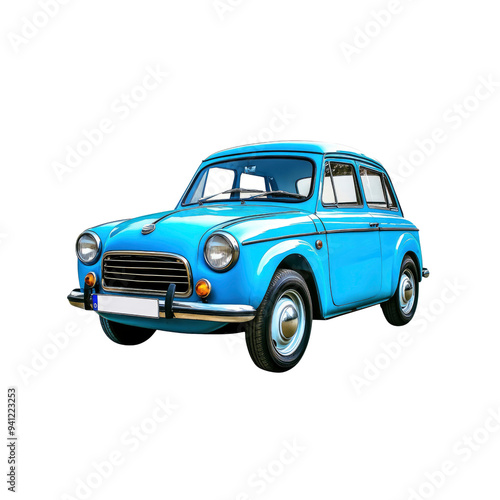 Vintage Blue Car