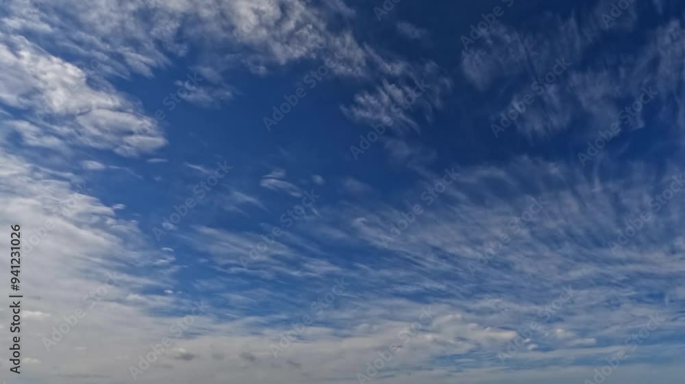 timelapse video with pretty small clouds in sky - loop video timelapse video with pretty small clouds in sky - loop video